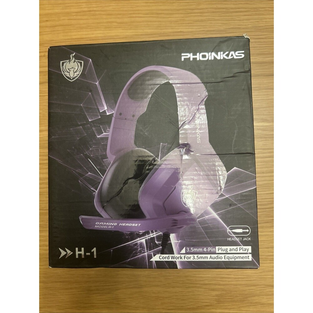 3.5mm Gaming Headset Mic for PS4 PS5 PC Xbox One Mic Stereo Bass Surround Sound